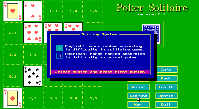 Poker Solitaire