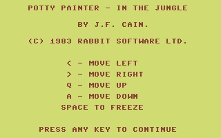 Potty Painter in the Jungle