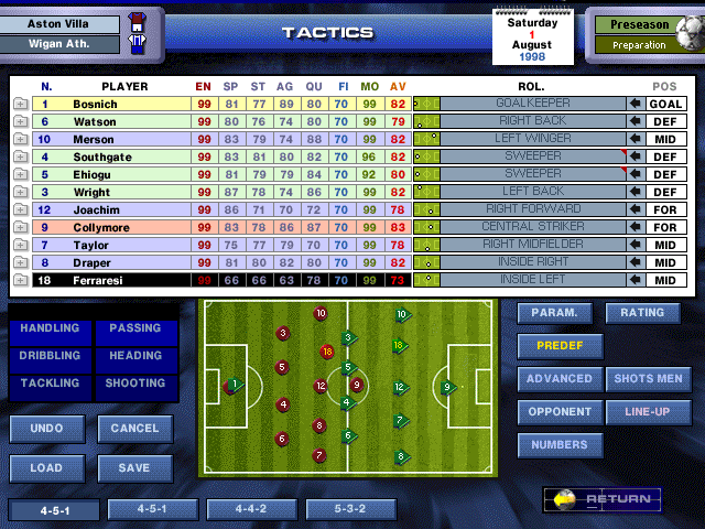 Premier Manager Ninety Nine