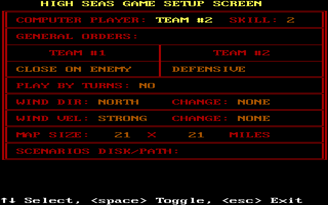 Ralph Bosson's High Seas