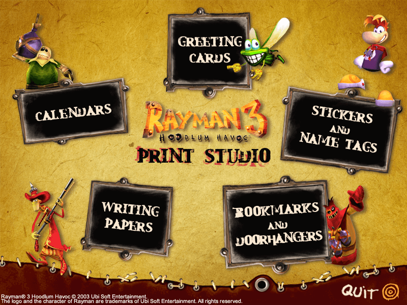 Rayman 3: Hoodlum Havoc Print Studio