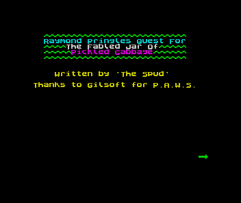 Raymond Pringle's Quest for the Fabled Jar of Pickled Cabbage