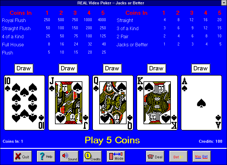 Real Video Poker