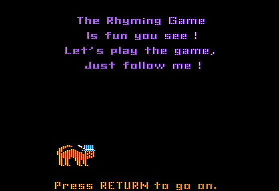 Rhyme Land