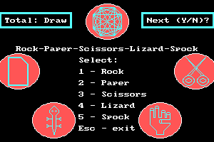 Rock, Paper, Scissors, Lizard, Spock