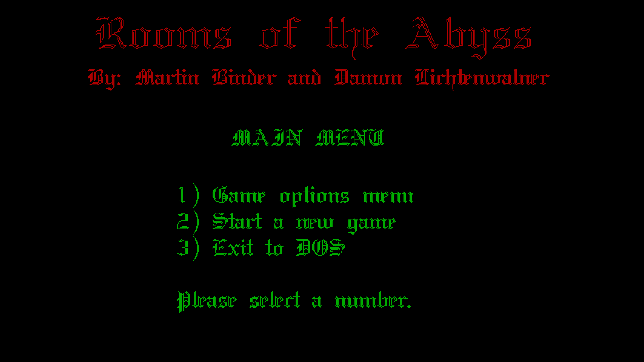 Rooms of the Abyss