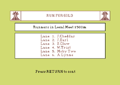 Run for Gold
