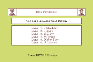 Run for Gold