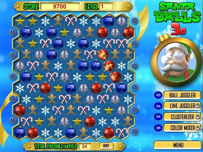 Santa Balls 3D