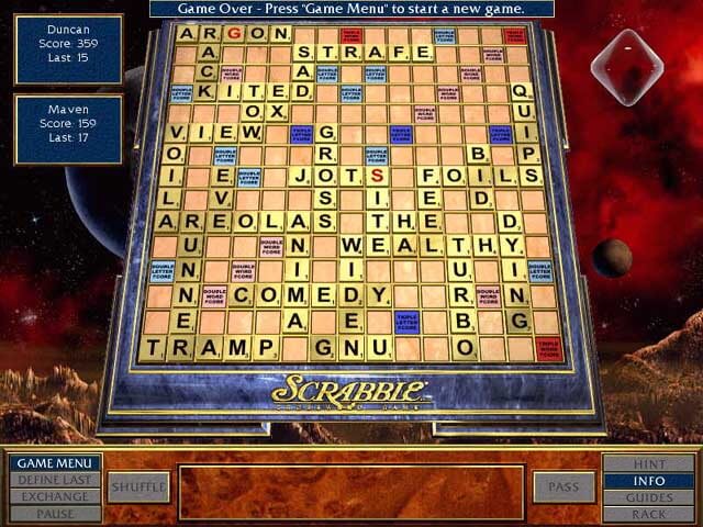 Scrabble: CD-ROM Crossword Game