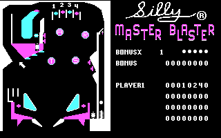 Silly Master Blaster Pinball