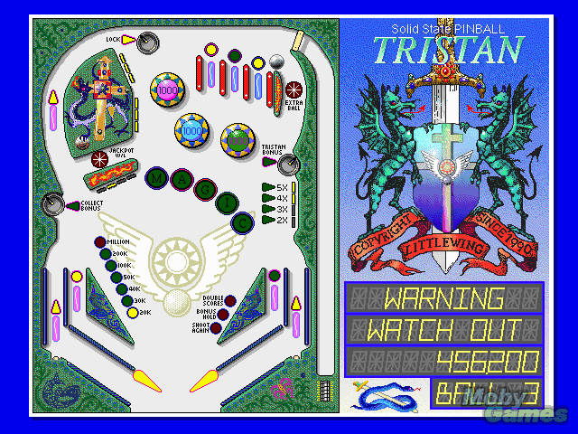 Solid State Pinball: Tristan