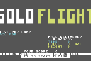 Solo Flight (Enhanced)