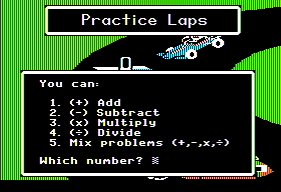 Speedway Math