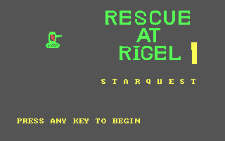 StarQuest: Rescue at Rigel