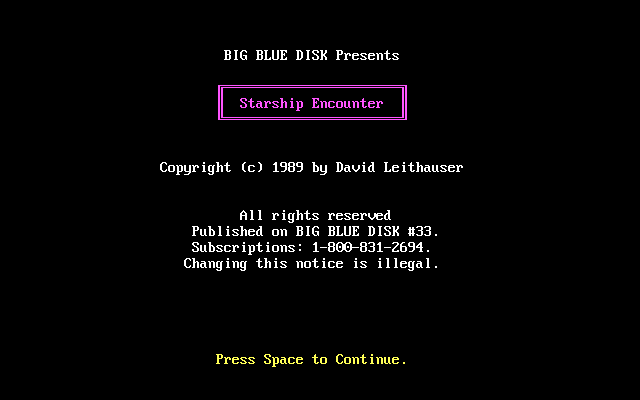 Starship Encounter