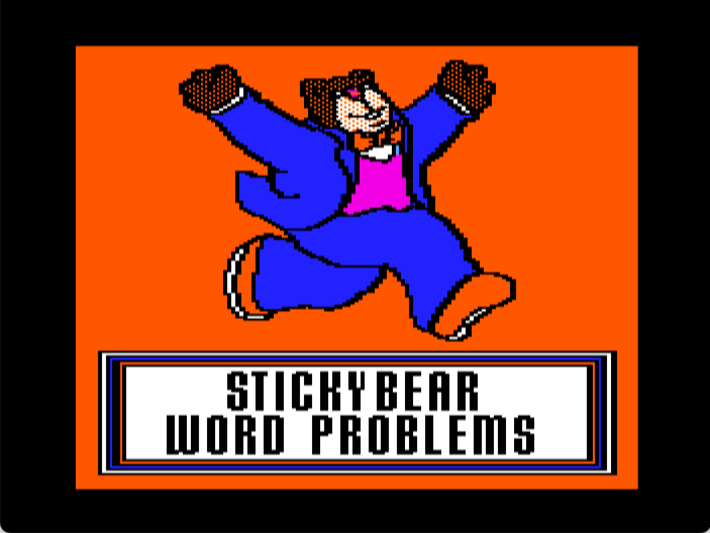 Stickybear Word Problems