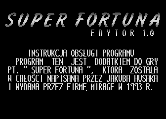 Super Fortuna Edytor
