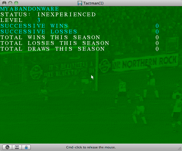 Tactical Manager