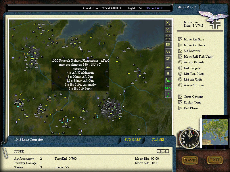 Talonsoft's 12 O'Clock High: Bombing the Reich
