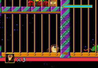 Taz in Escape from Mars