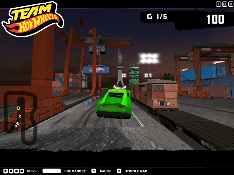 Team Hot Wheels: Night Racer - Dockyard Destruction