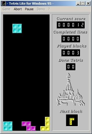 Tetris Lite for Windows 95