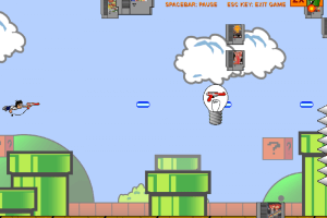 The Angry Video Game Nerd in Pixel Land Blast