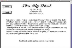 The Big One