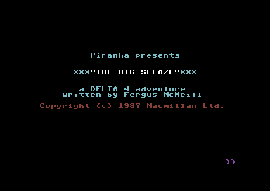 The Big Sleaze