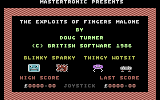 The Exploits of Fingers Malone