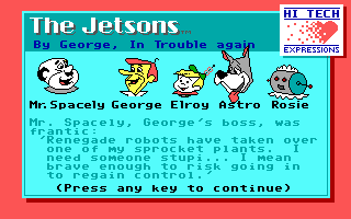 The Jetsons in By George, in Trouble Again