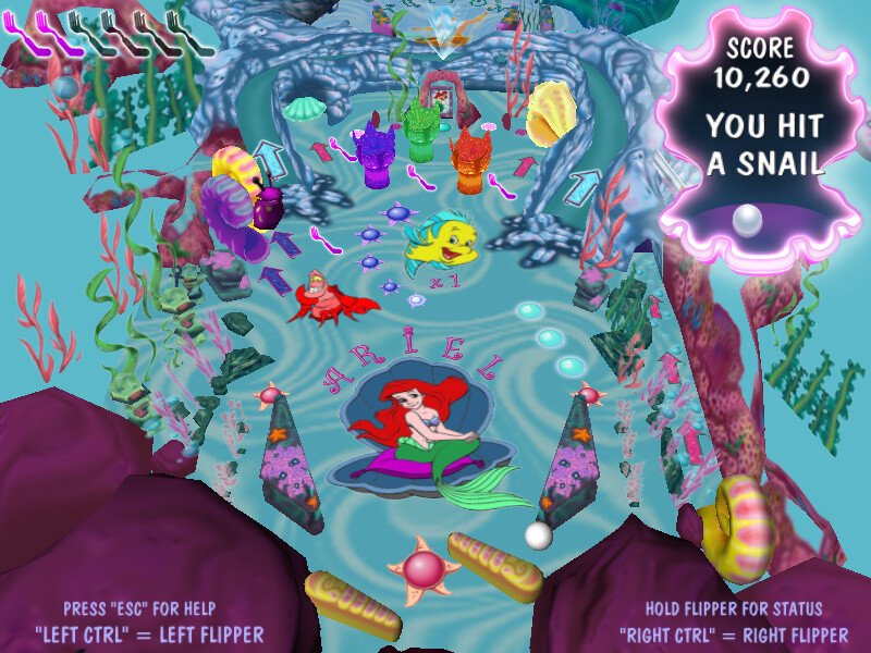 The Little Mermaid Pinball