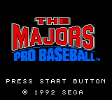 The Majors: Pro Baseball