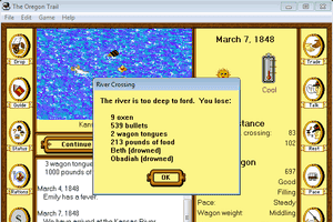 The Oregon Trail 1.2 for Windows