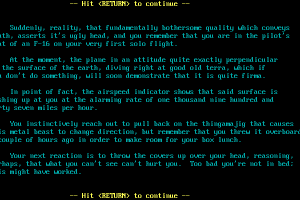 The Pilot, or: A Flight into Fantasy