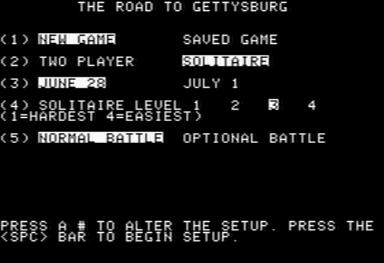 The Road to Gettysburg