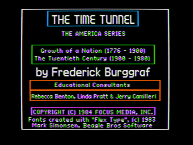 The Time Tunnel: Early America