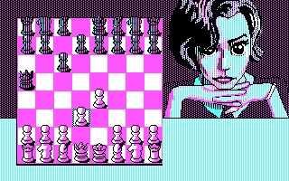 Toledo Atomchess with CGA graphics