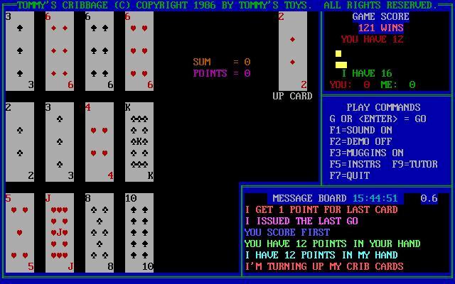 Tommy's Cribbage