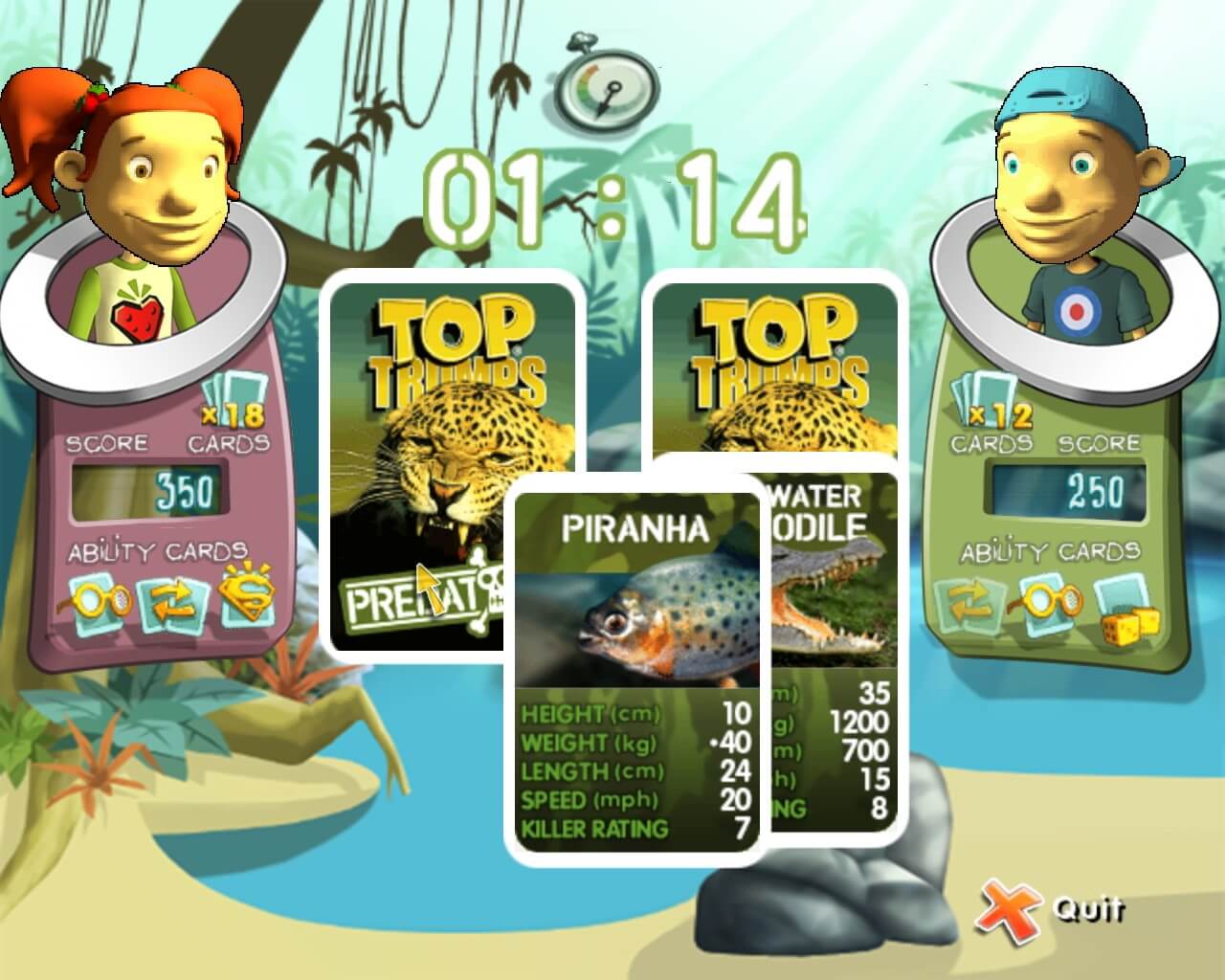 Top Trumps: Horror & Predators