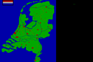 Topografie Nederland