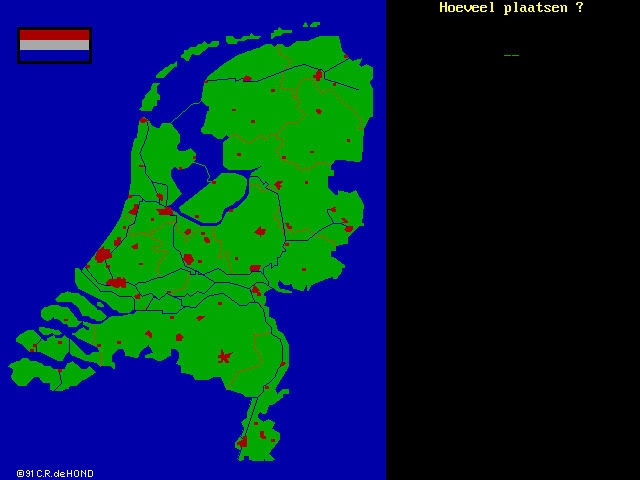 Topografie Nederland