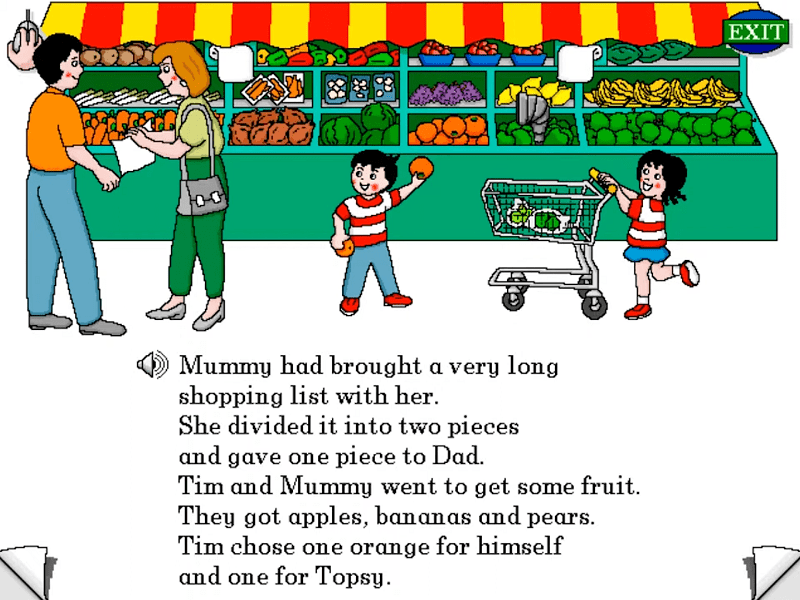 Topsy and Tim at the Supermarket