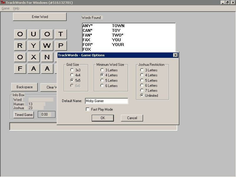 TrackWords