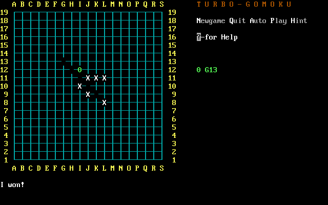 Turbo gomoku
