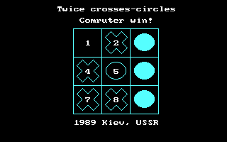 Twice crosses-circles