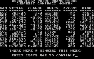 Tycoon: The Commodity Market Simulation