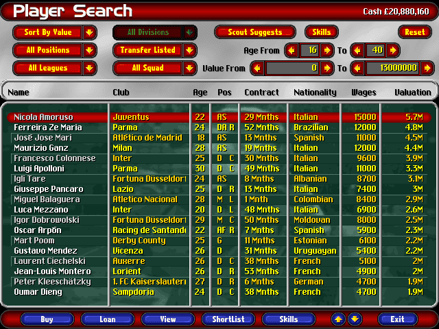 Ultimate Soccer Manager 98