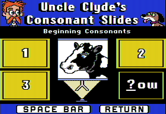 Uncle Clyde's Consonant Slides